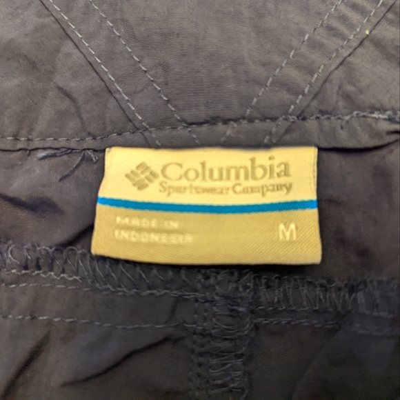Navy medium Columbia PFG mid length pants - Picture 4 of 7
